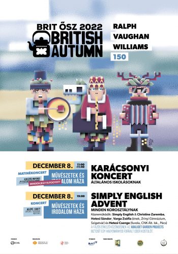British Autumn Xmas Poster